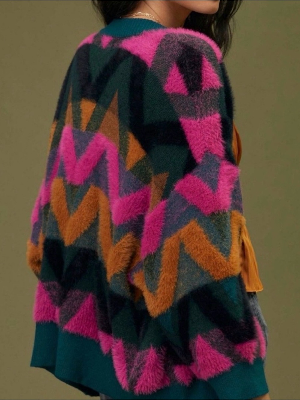Anthropologie Bel Kazan Eyelash Sweater